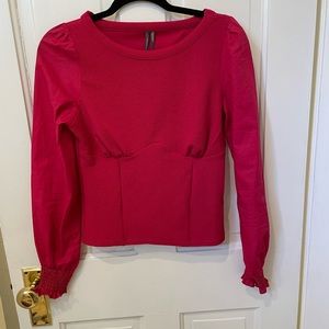 Anthropologie Pink Blouse